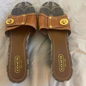 Women’s coach sandal wedges